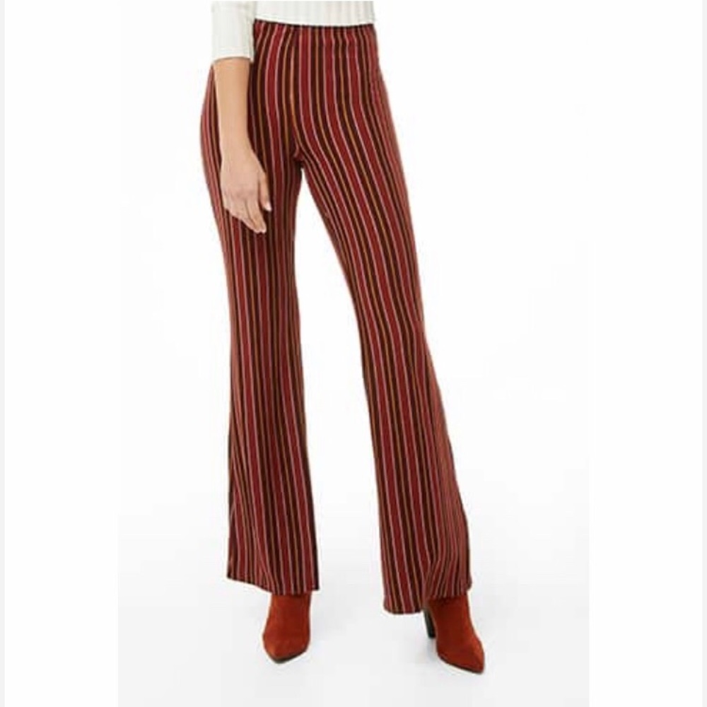 Striped Palazzo/Wide Leg Pants